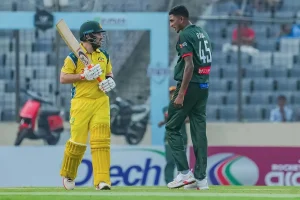 প্রথম সমাচার Prothom Somachar বাংলাদেশ বনাম অস্ট্রেলিয়া ২য় ওয়ানডে ম্যাচে টস জিতে অস্ট্রেলিয়ার ব্যাটিংয়ের সিদ্ধান্ত, সৌম্য সরকারের একাদশে ফেরা।