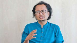 প্রথম সমাচার Prothom Somachar তথ্য ও সম্প্রচার বিষয়ক উপদেষ্টা জাহেদ উর রহমান সচিবালয়ে সংবাদ সম্মেলনে স্থানীয় সরকার নির্বাচনে আওয়ামী লীগ নেতাকর্মীদের অংশগ্রহণের বিষয়ে কথা বলছেন।