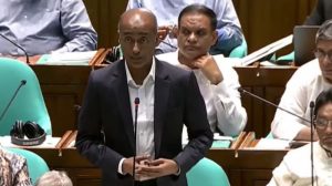 প্রথম সমাচার Prothom Somachar আইনমন্ত্রী মো. আসাদুজ্জামান জাতীয় সংসদে শিশু রামিসা ধর্ষণ ও হত্যা মামলার দ্রুত বিচার সম্পন্ন হওয়ার ঘোষণা দিচ্ছেন।