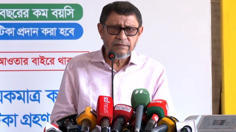 ১ কোটি ৮৫ লাখ শিশুকে হামের টিকা দেয়া হয়েছে, জানালেন স্বাস্থ্যমন্ত্রী