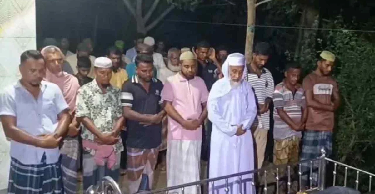 সাবেক জামায়াত নেতা গাজী নজরুলের দ্বিতীয় স্ত্রীর দাফন সম্পন্ন