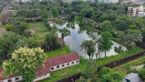 প্রথম সমাচার Prothom Somachar সিলেটের পুরোনো কারাগারের জায়গায় প্রস্তাবিত পার্ক ও মুক্তিযুদ্ধ জাদুঘরের চিত্র।
