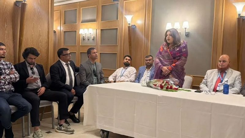 পররাষ্ট্র প্রতিমন্ত্রী শামা ওবায়েদের সঙ্গে স্পেন বিএনপি নেতাদের মতবিনিময়